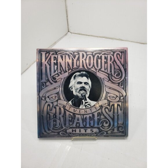 Lot of 2 Kenny Rogers 20 Twenty Greatest Hits & Daytime Friends Vinyl Records - Picture 2 of 4
